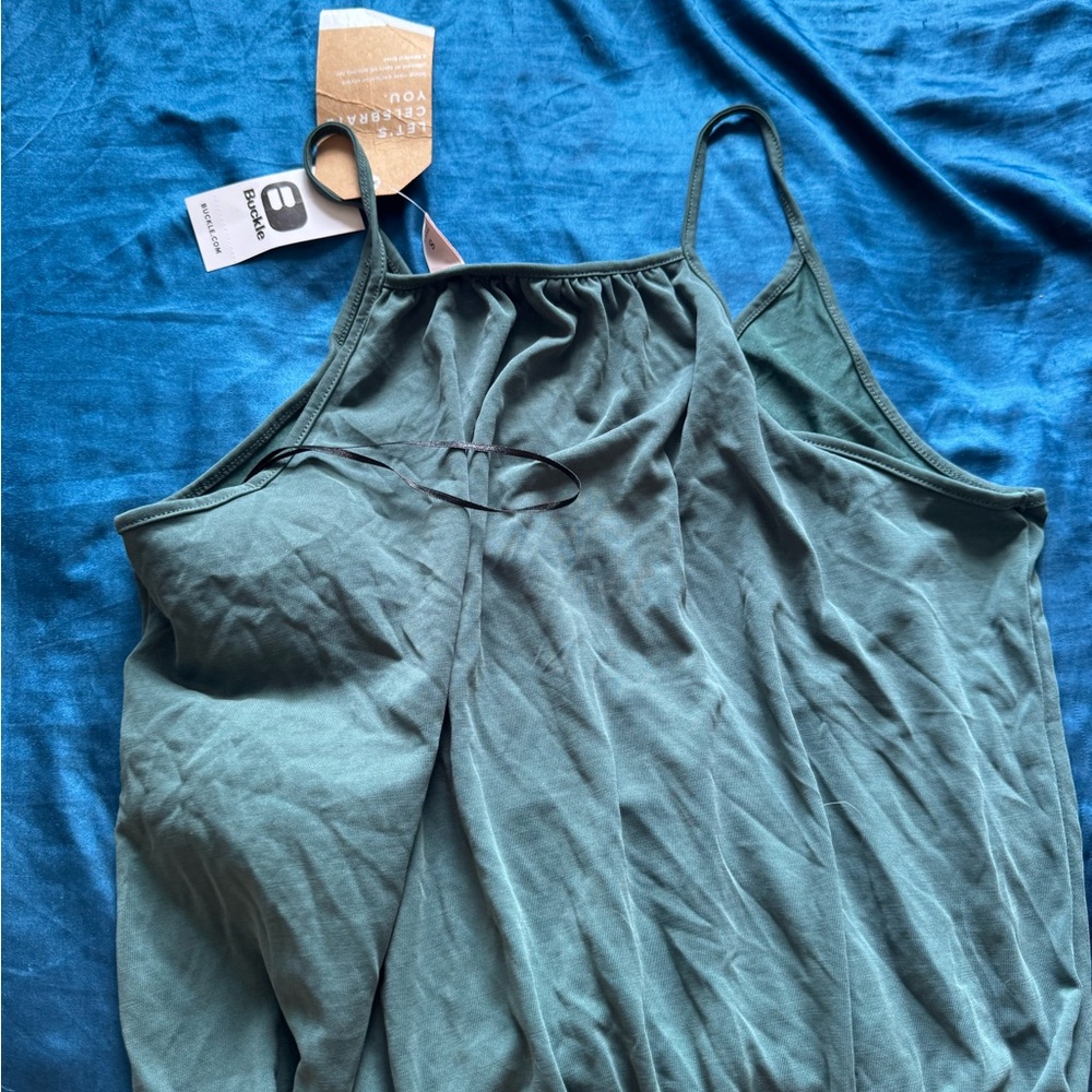 Buckle Sage Green Camisole Top